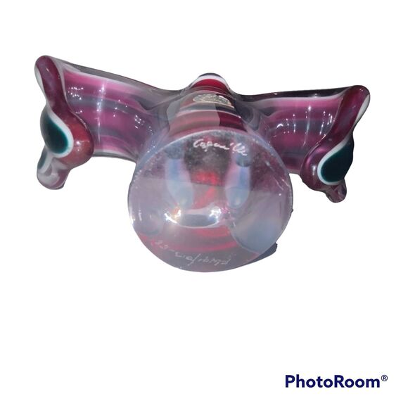 Paul Kedelv Flygfors Crystal Vase Swedish Vintage Art Glass Collector Signed - Picture 7 of 14